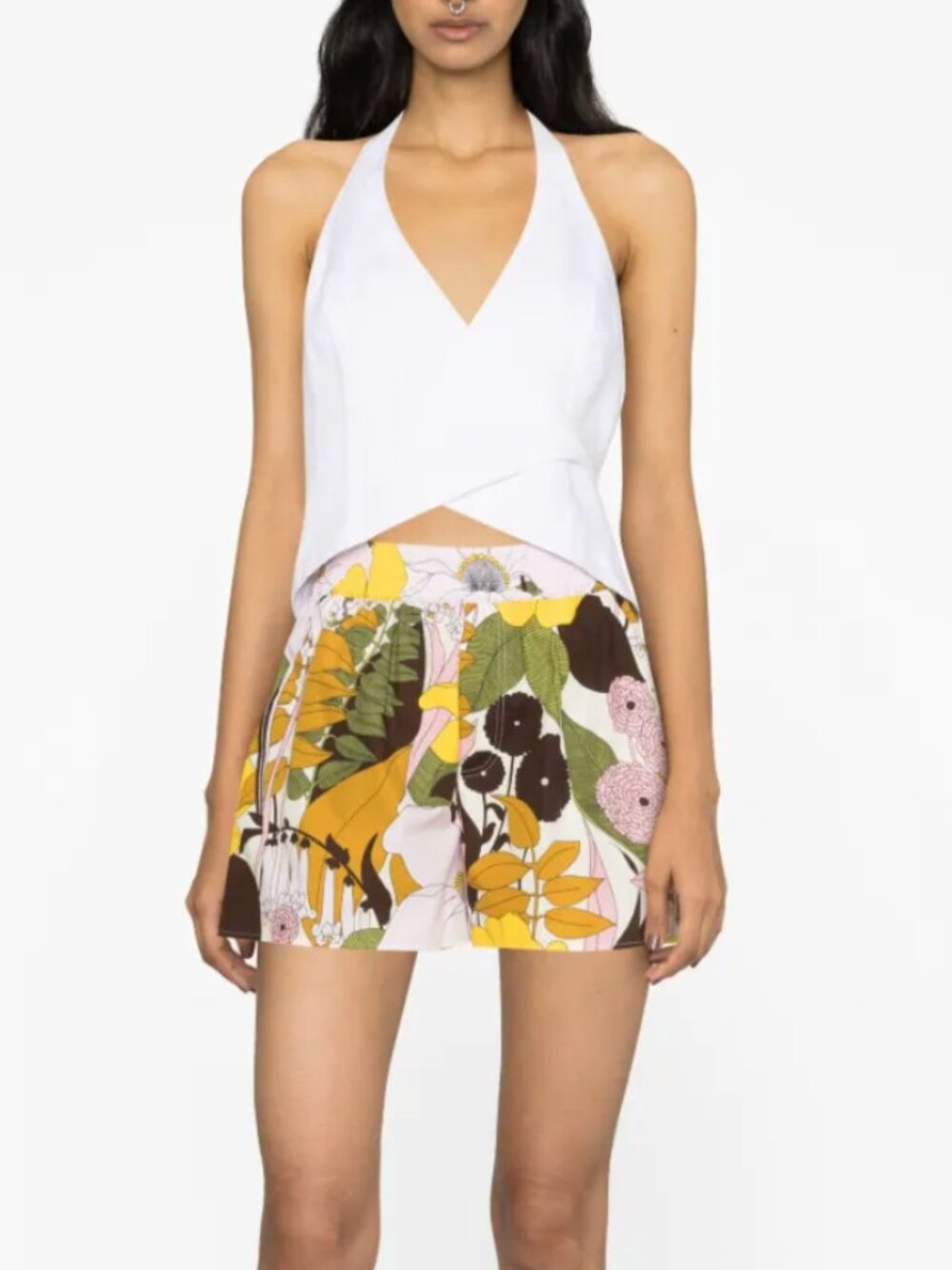 LA DOUBLEJ | Pull-Up Shorts in Big Flowers